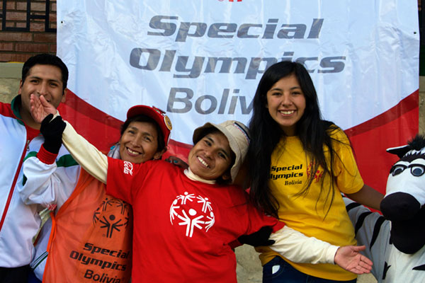 Atleta de Olimpiadas Especiales Bolivia